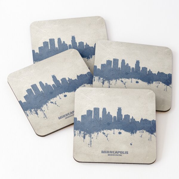 Aperçu de l'œuvre Minneapolis Minnesota Skyline créée et vendue par ArtPrints.