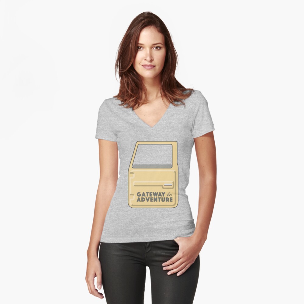 Gateway to Adventure Fitted V-Neck T-Shirt