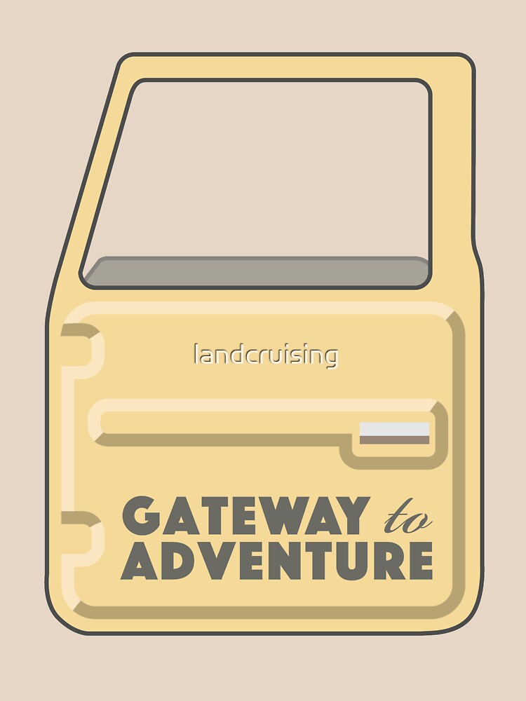Thumbnail 7 of 7, Essential T-Shirt, Gateway to Adventure designed and sold by landcruising.
