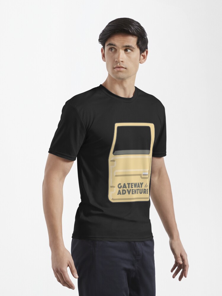 Thumbnail 3 of 7, Active T-Shirt, Gateway to Adventure designed and sold by landcruising.
