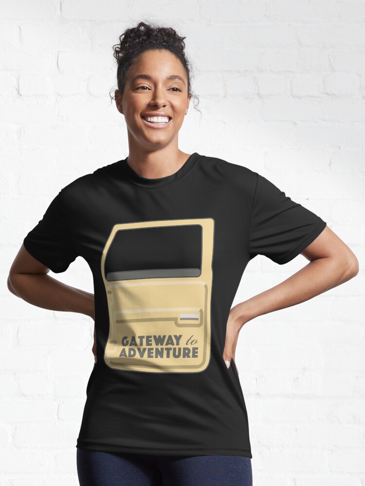 Active T-Shirt, Gateway to Adventure designed and sold by landcruising