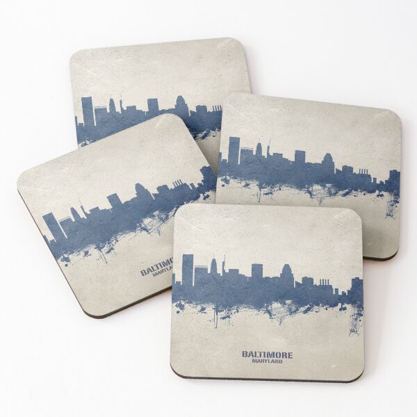 Item preview, Baltimore Maryland Skyline designed and sold by ArtPrints.