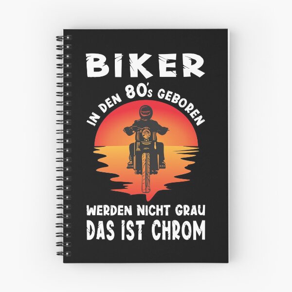 Item preview, Motorcyclist gift biker saying 80s born designed and sold by SiRaGeckoDesign.