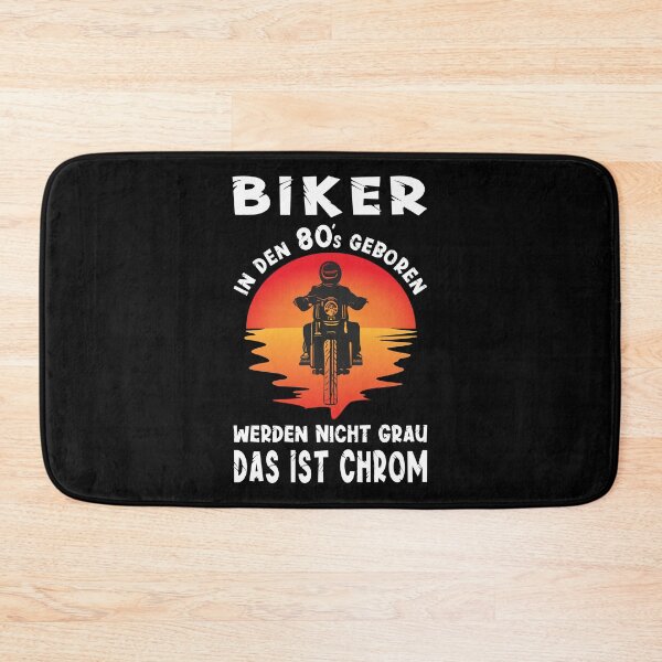 Item preview, Motorcyclist gift biker saying 80s born designed and sold by SiRaGeckoDesign.
