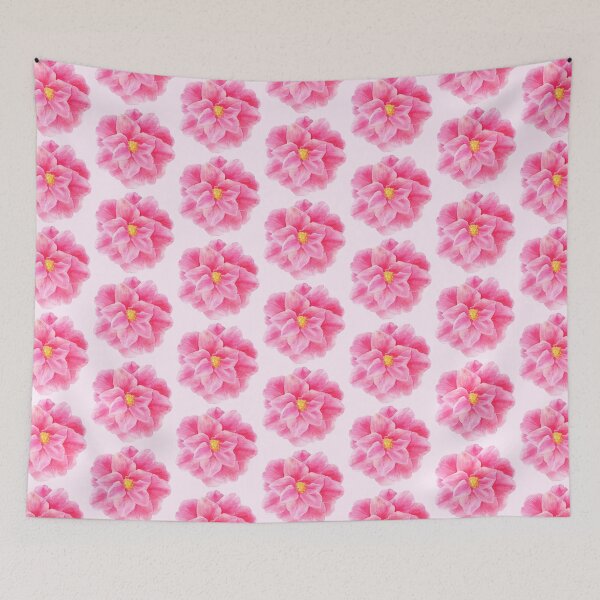 Item preview, Camellia pink watercolor flower designed and sold by Sarah Trett.