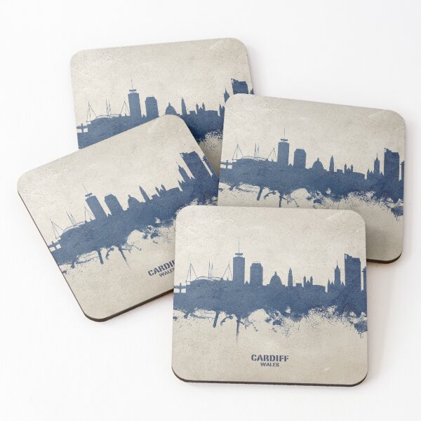 Item preview, Cardiff Wales Skyline designed and sold by ArtPrints.