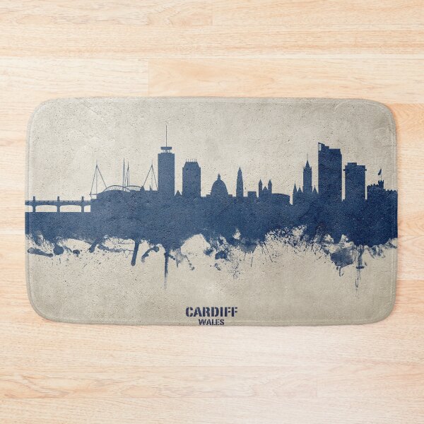 Artikelvorschau, Cardiff Wales Skyline entworfen und verkauft von ArtPrints.