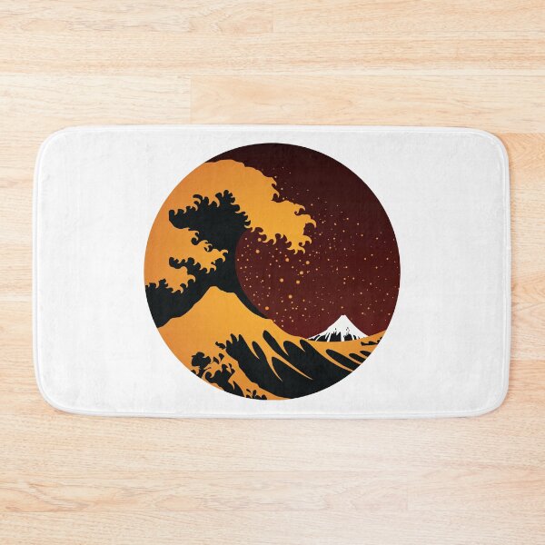 Item preview, The Golden Black Wave (Circular, Halloween themed) designed and sold by CarrDesigns.
