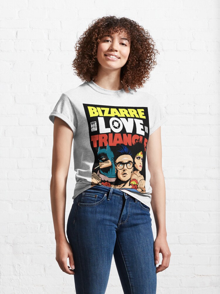 Alternate view of Butcher Billy's Bizarre Love Triangle: The Post-Punk Edition Classic T-Shirt