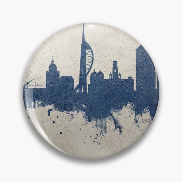Item preview, Portsmouth England Skyline designed and sold by ArtPrints.