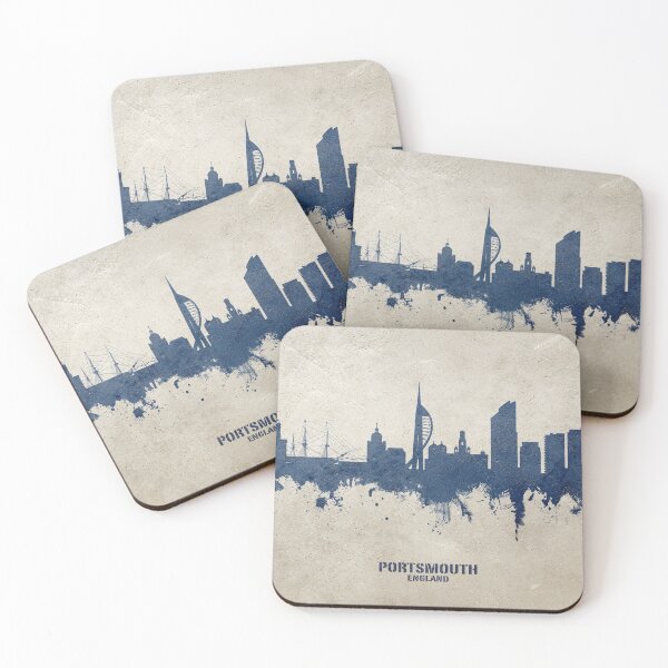 Item preview, Portsmouth England Skyline designed and sold by ArtPrints.