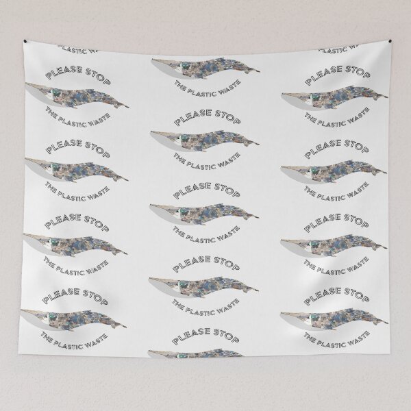 Item preview, Blue Whale - Pollution designed and sold by Turquoise Tortoise.
