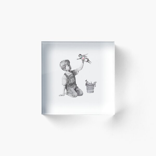 Banksy tribute to nurses Acrylic Block