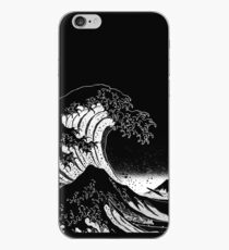 Black & White Hokusai Große Welle iPhone-Hülle & Cover