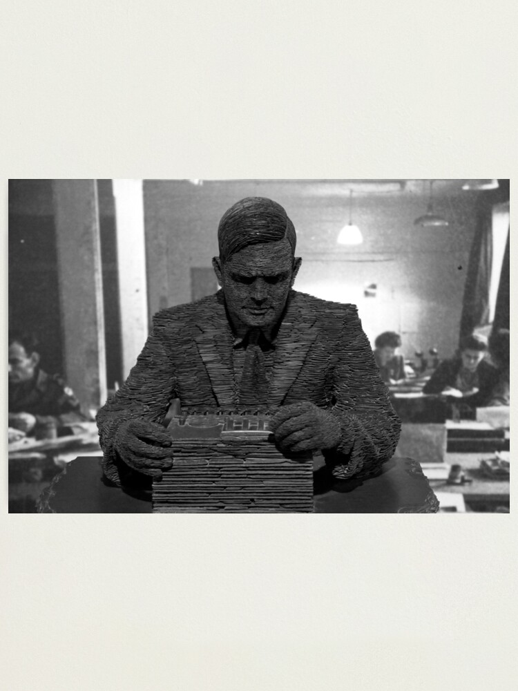 Alternate view of Alan Turing Statue Photographic Print