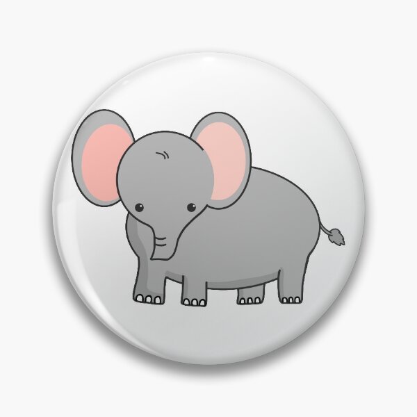 Artikelvorschau, Kawaii Elephant entworfen und verkauft von Turquoise Tortoise.