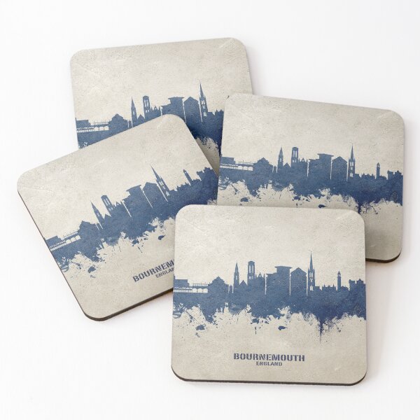Item preview, Bournemouth England Skyline designed and sold by ArtPrints.