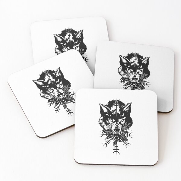 Item preview, Wolf, wolf's head, tribal designed and sold by DerSenat.