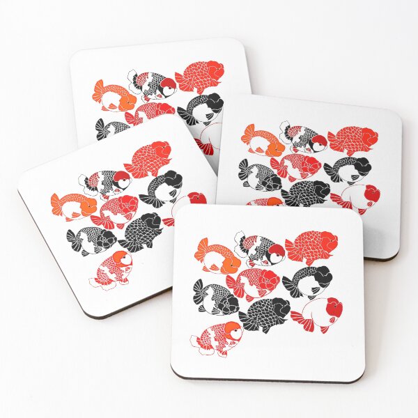 Item preview, Ranchu Goldfish Side View Logo 9 designed and sold by Nosnah.