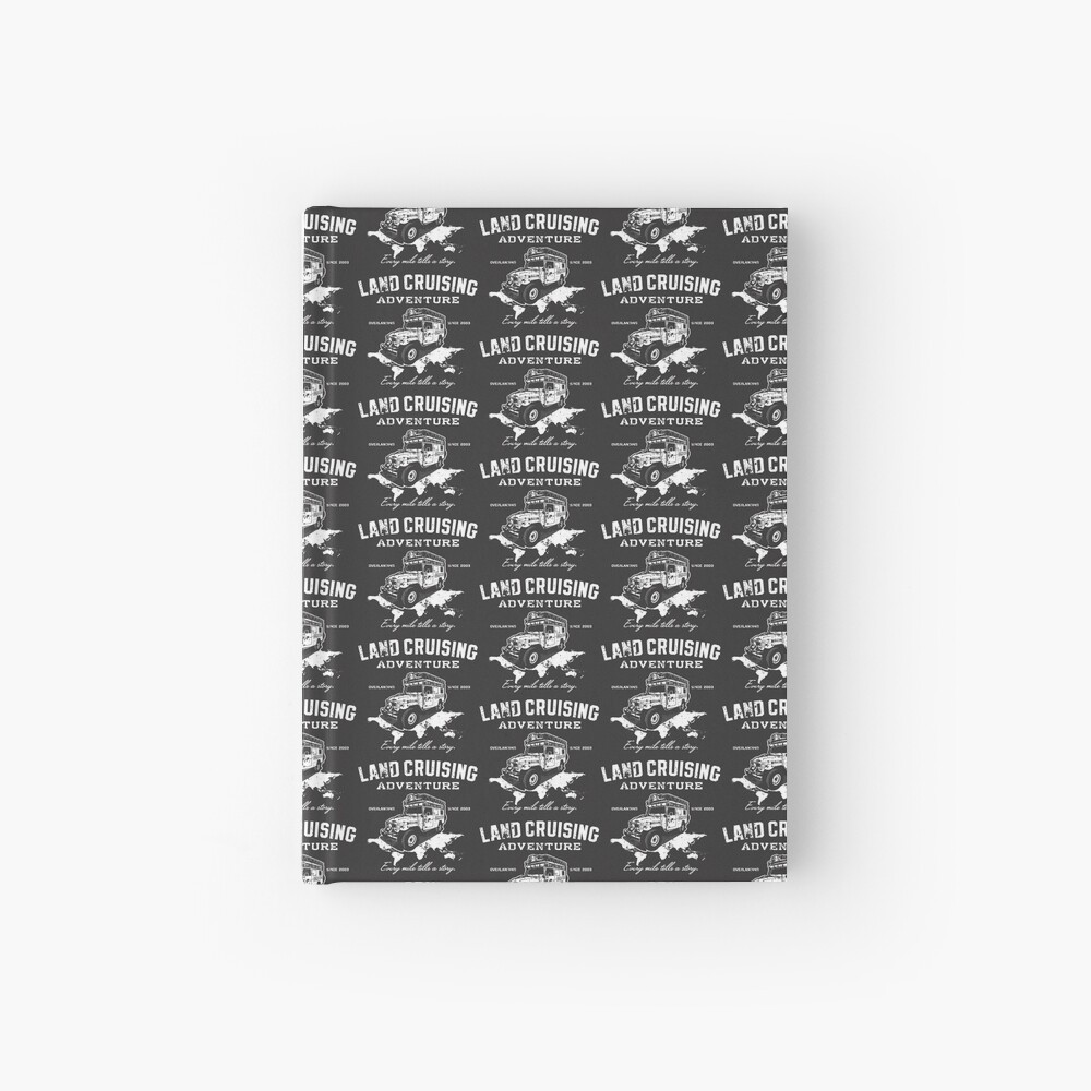 Every Mile Tells a Story - pure white Hardcover Journal