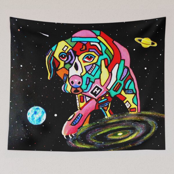 Item preview, A dog called HERO Guardian Of The Cosmos designed and sold by Bagsyrose.