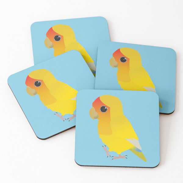 Item preview,  Cute yellow peach faced lovebird designed and sold by Bwiselizzy.
