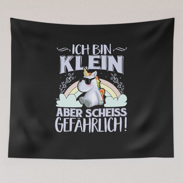 Item preview, Damen Klein Aber ScheiB Gefahrlich Sachen Geschenk Einhorn Funny Unicorn designed and sold by YanShen779.