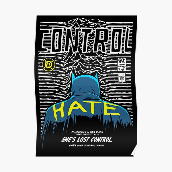 Post-Punk Bat: Control Poster