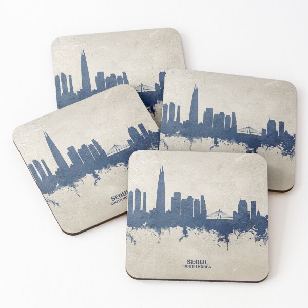 Item preview, Seoul Skyline South Korea designed and sold by ArtPrints.