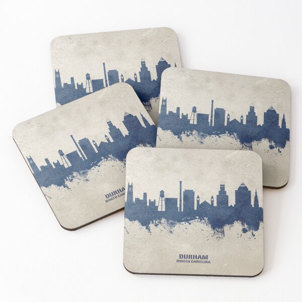 Item preview, Durham North Carolina Skyline designed and sold by ArtPrints.
