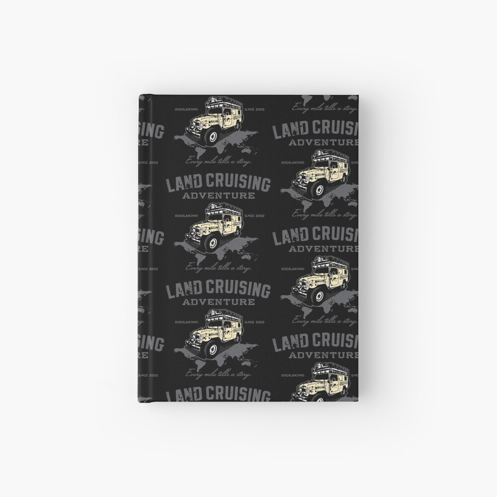 Every Mile Tells a Story - transparant Hardcover Journal