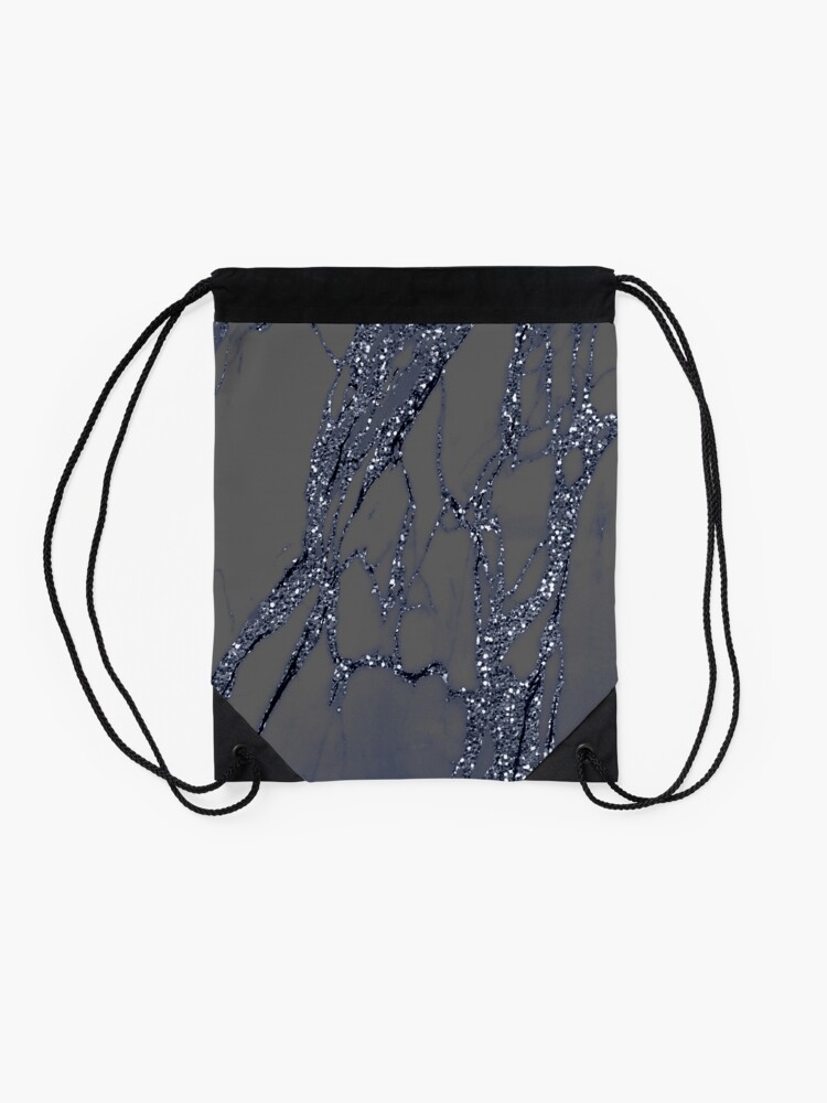 navy sparkly bag