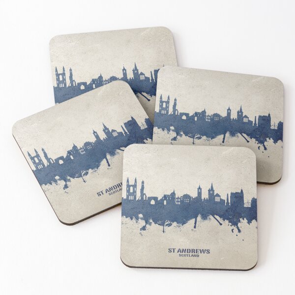 Item preview, St Andrews Scotland Skyline designed and sold by ArtPrints.