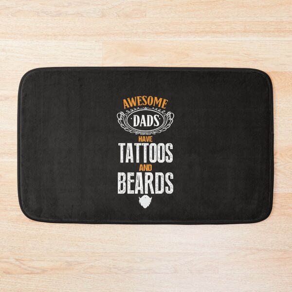 Item preview, Awesome Dads Have Tattoos And Beards designed and sold by teegear.