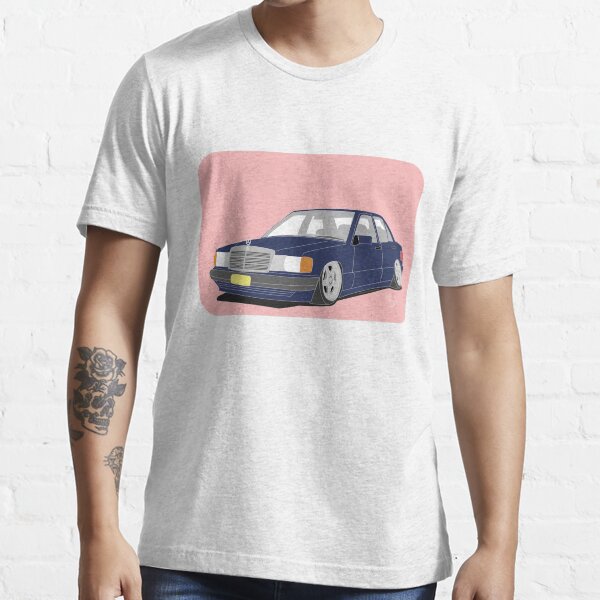 Autoabbildung - Mercedes 190 e Essential T-Shirt