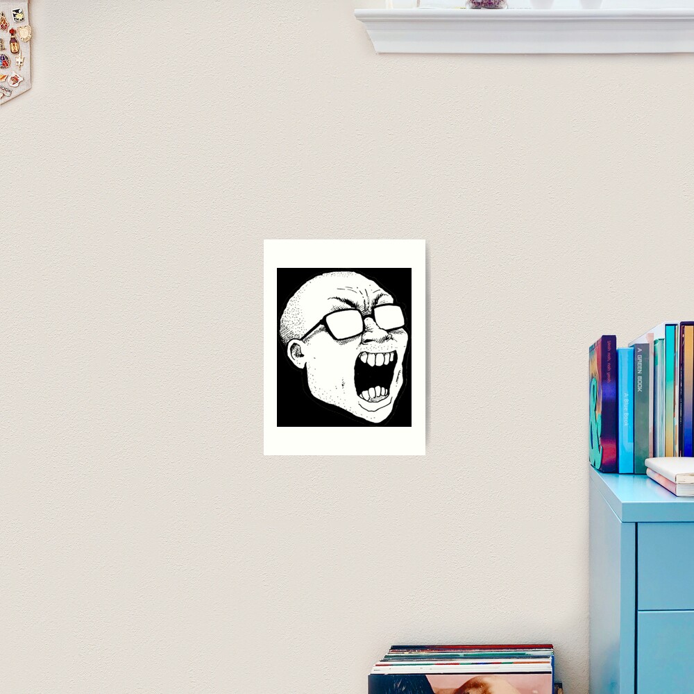 "Anthony Fantano Melon Head" Art Print by Redbubble
