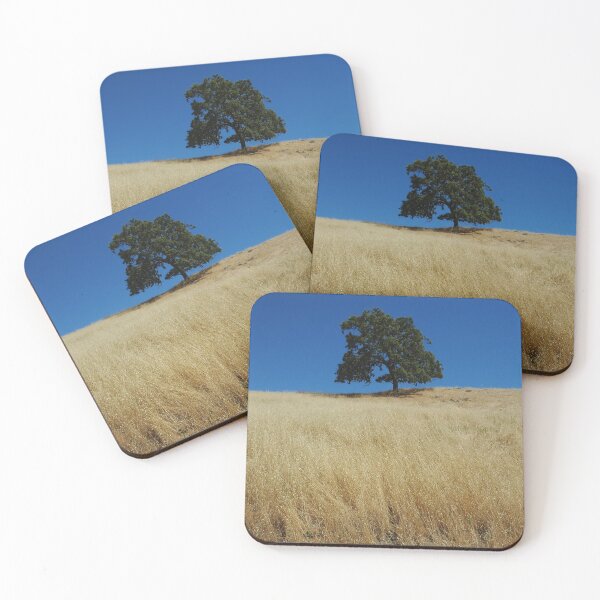 Item preview, Single Tree Yellow Hay Blue Sky - Nature designed and sold by joejiing.
