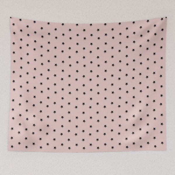 Item preview, Black Stars Pink Background designed and sold by LADYGOODMOOD.