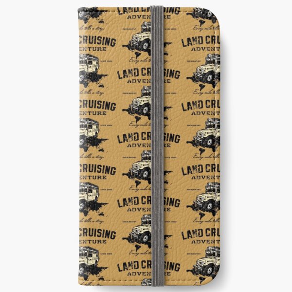 Every Mile Tells a Story - dark print iPhone Wallet