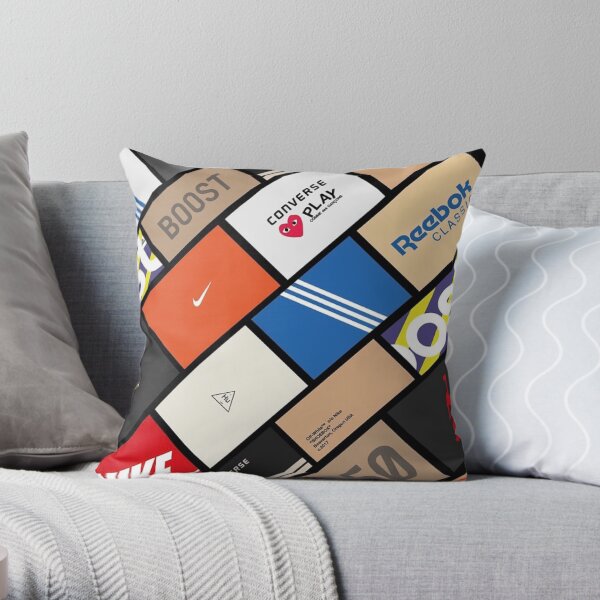 Sneakers Throw Pillow