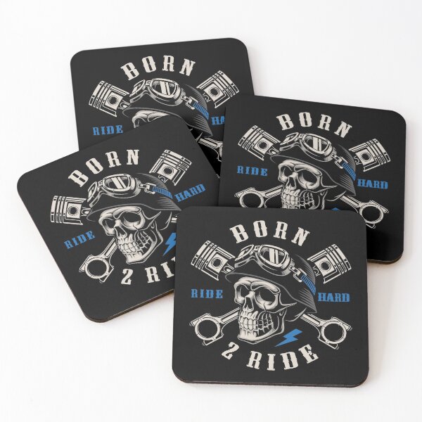 Item preview, Motorbike saying Motorcyclist Born 2 Ride Biker designed and sold by SiRaGeckoDesign.