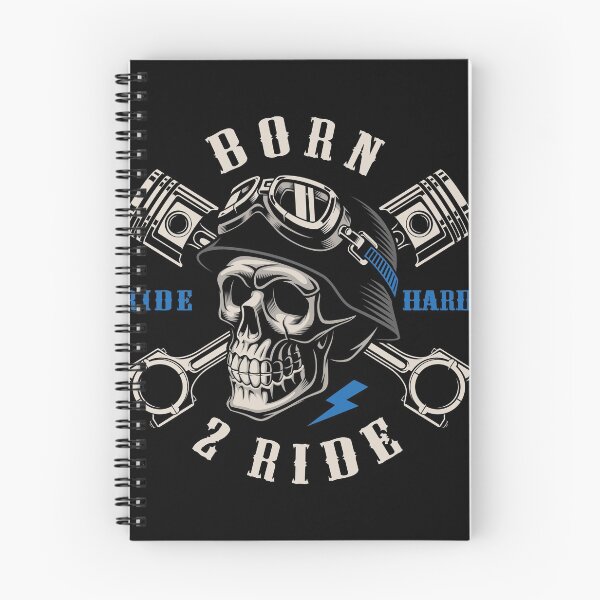 Item preview, Motorbike saying Motorcyclist Born 2 Ride Biker designed and sold by SiRaGeckoDesign.