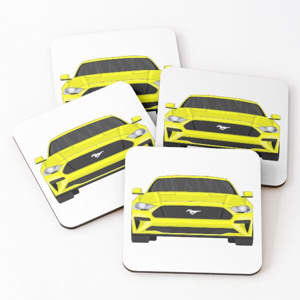 Item preview, Mustang GT Front (Yellow) designed and sold by VenZolic.