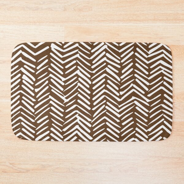 Item preview, Boho Mudcloth, Rustic, Brown and White designed and sold by meggydesigns.