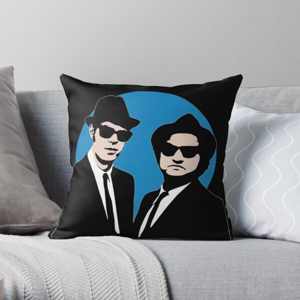 Blues Brothers Throw Pillow