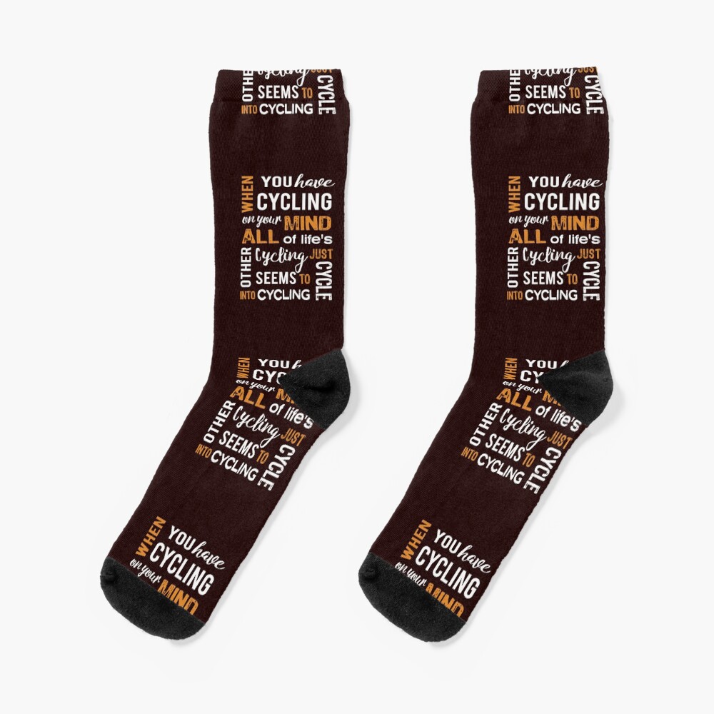 Funky Cool Striped LeVelo Cyclist SocksGreat Gift UK MADE Cycling Socks
