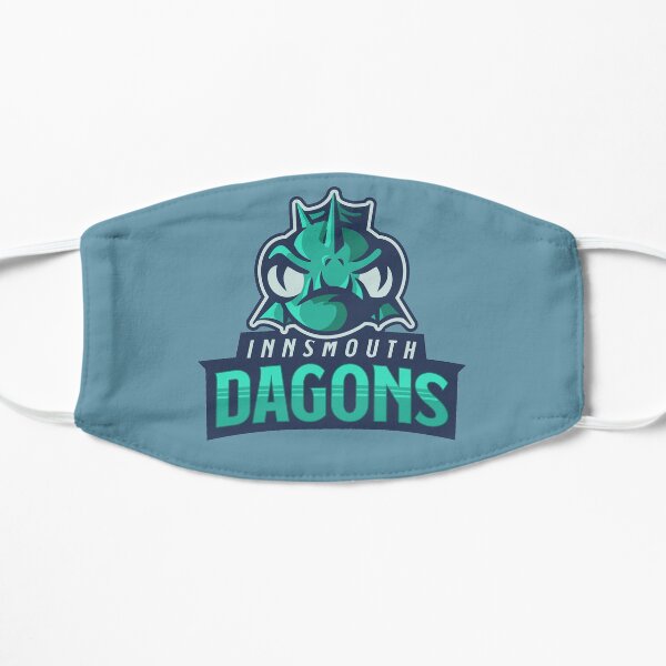 Innsmouth Dagons Team Logo | Call of Cthulhu Lovecraft Flat Mask