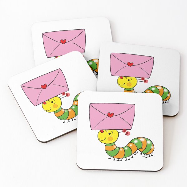 Item preview, Love letter from caterpillar designed and sold by CuteCartoon.