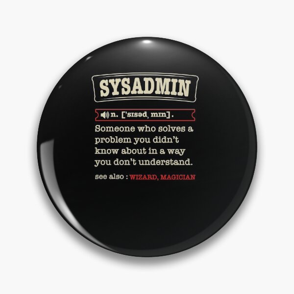 Item preview, sysadmin Definition designed and sold by WeeTee.