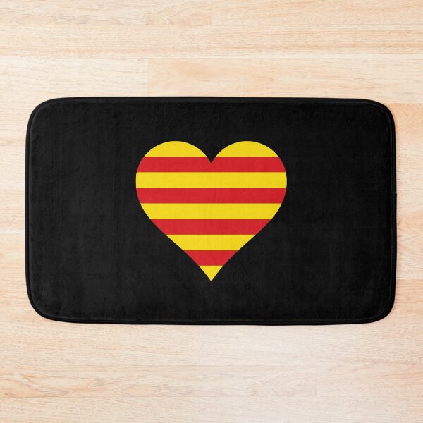 Item preview, Catalonia Catalan heart flag flag Barcelona designed and sold by GeogDesigns.